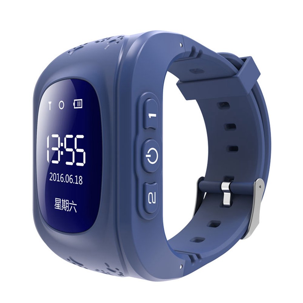 Otroška pametna GPS ura SMART KID SAFE - temno modra