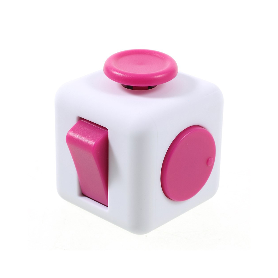 Fidget kocka Office - bela-roza - slika 2