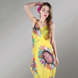 Poletna oblekica za na plažo - rumena